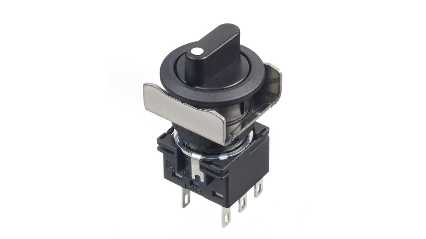 Idec Black Round Push Button Switch