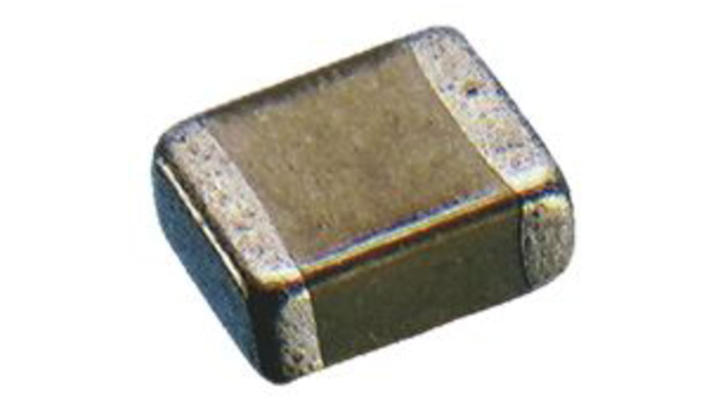 Murata, GRM, SMD MLCC, Vielschicht Keramikkondensator X5R, 100μF ±20% / 6.3V dc, Gehäuse 1206 (3216M)