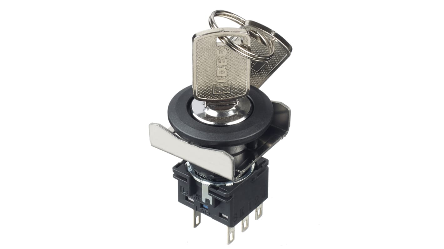 Black Round Push Button Switch