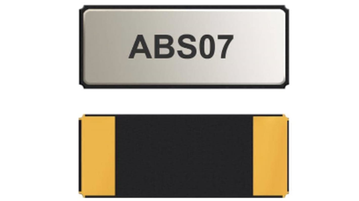 Abracon 32.768kHz Quarz, Oberflächenmontage, 3pF, B. 1.5mm, H. 0.9mm, L. 3.2mm, SMD