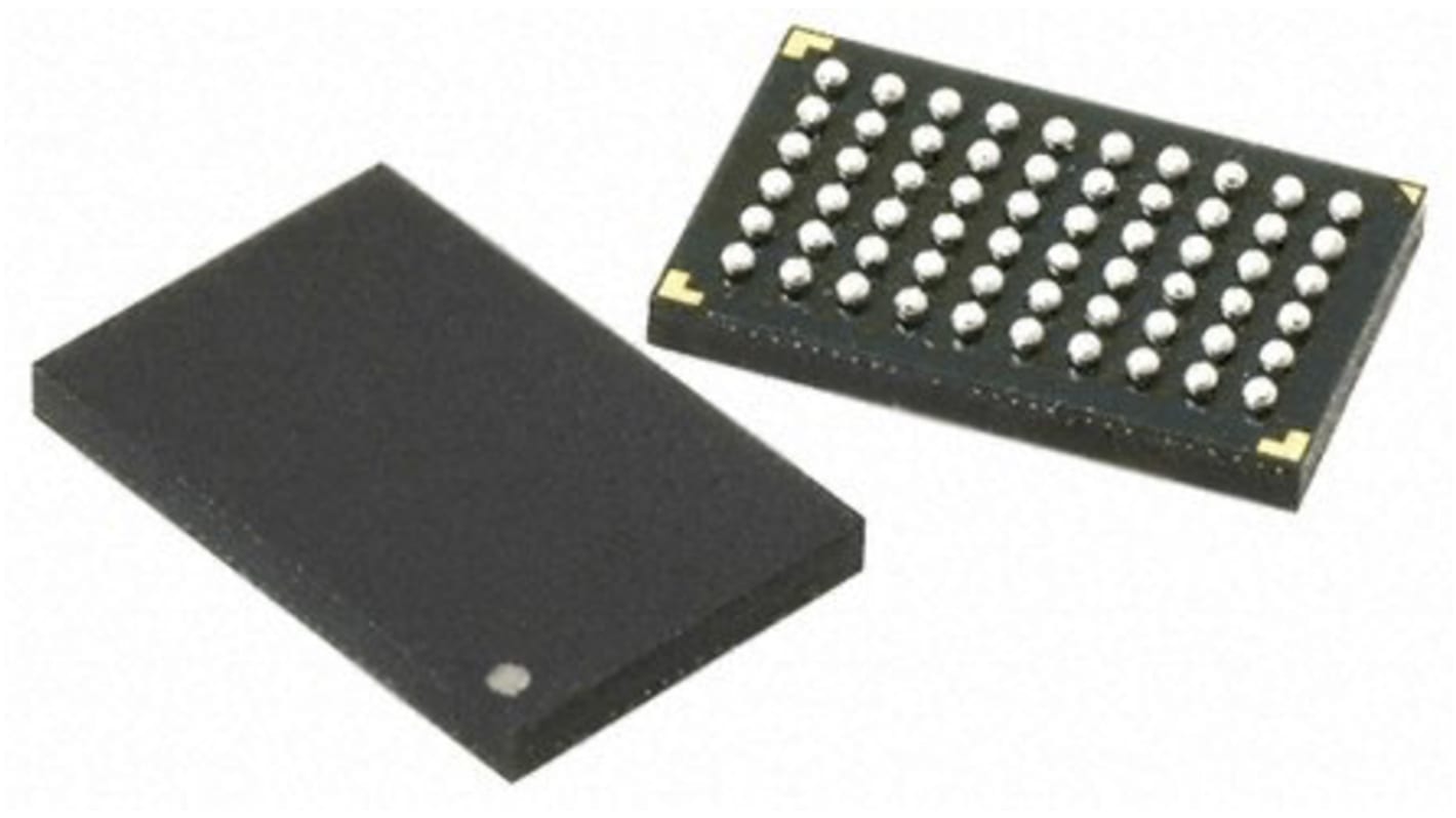 SDRAM W949D6DBHX5I 512Mbit, Felületre szerelhető, 200MHz, 1,7 V – 1,95 V, -40 °C és +85 °C között, 60-tüskés, VFBGA