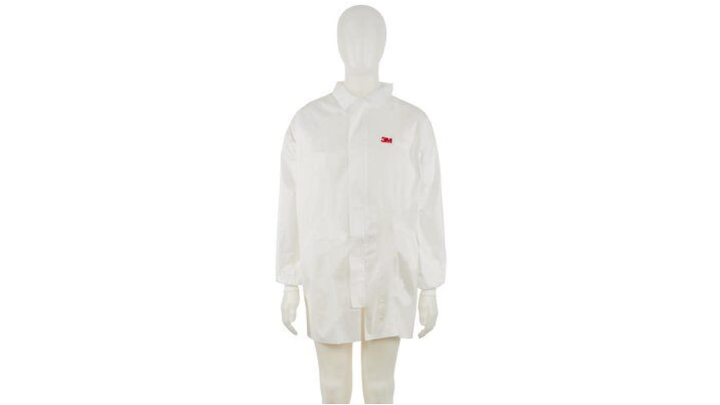 Camice per visitatori 3M in PE, S Unisex, col. Colore bianco