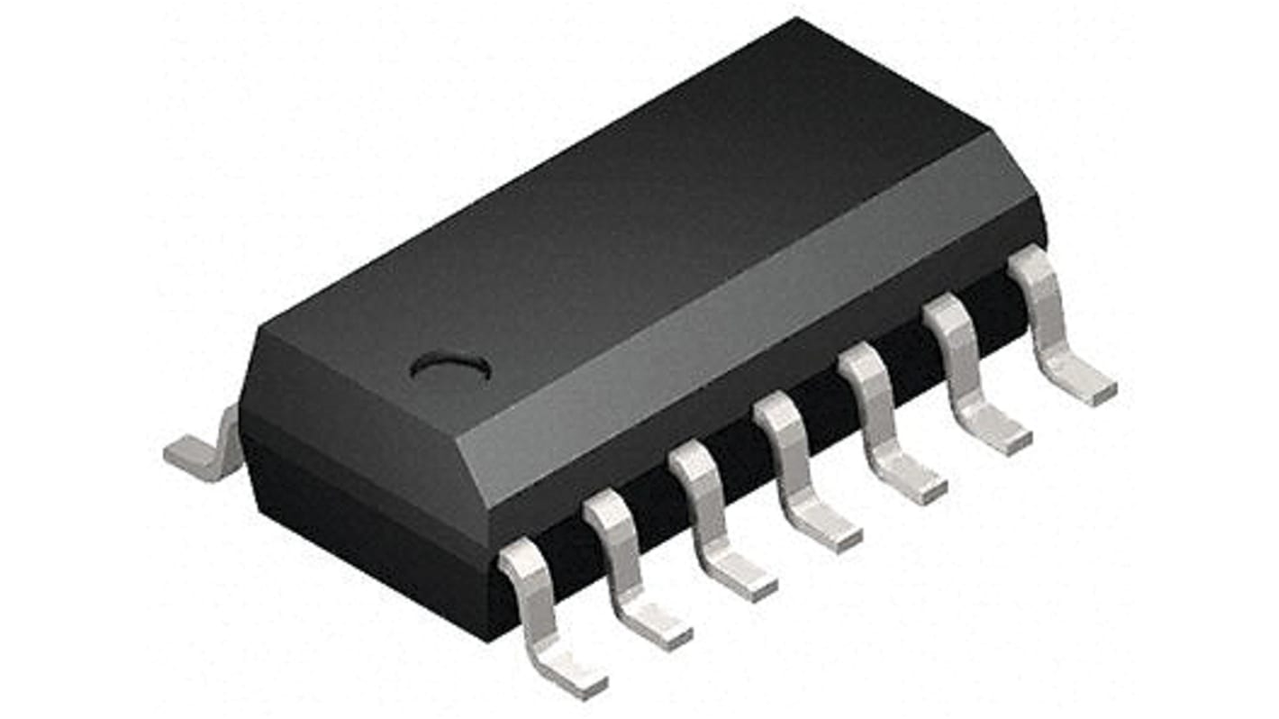 Toshiba Logikgatter, 4-Elem., NAND, 74HC, CMOS, LSTTL, 5.2mA, 14-Pin, SOIC, 2 Schmitt-Trigger-Eingang