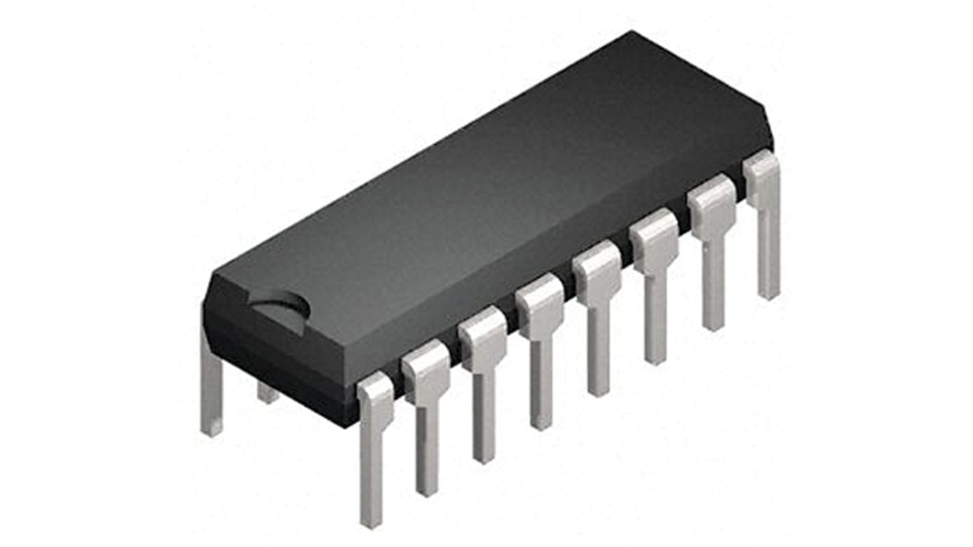 Isocom, ISP844G AC Input Phototransistor Output Quad Optocoupler, Through Hole, 16-Pin DIP