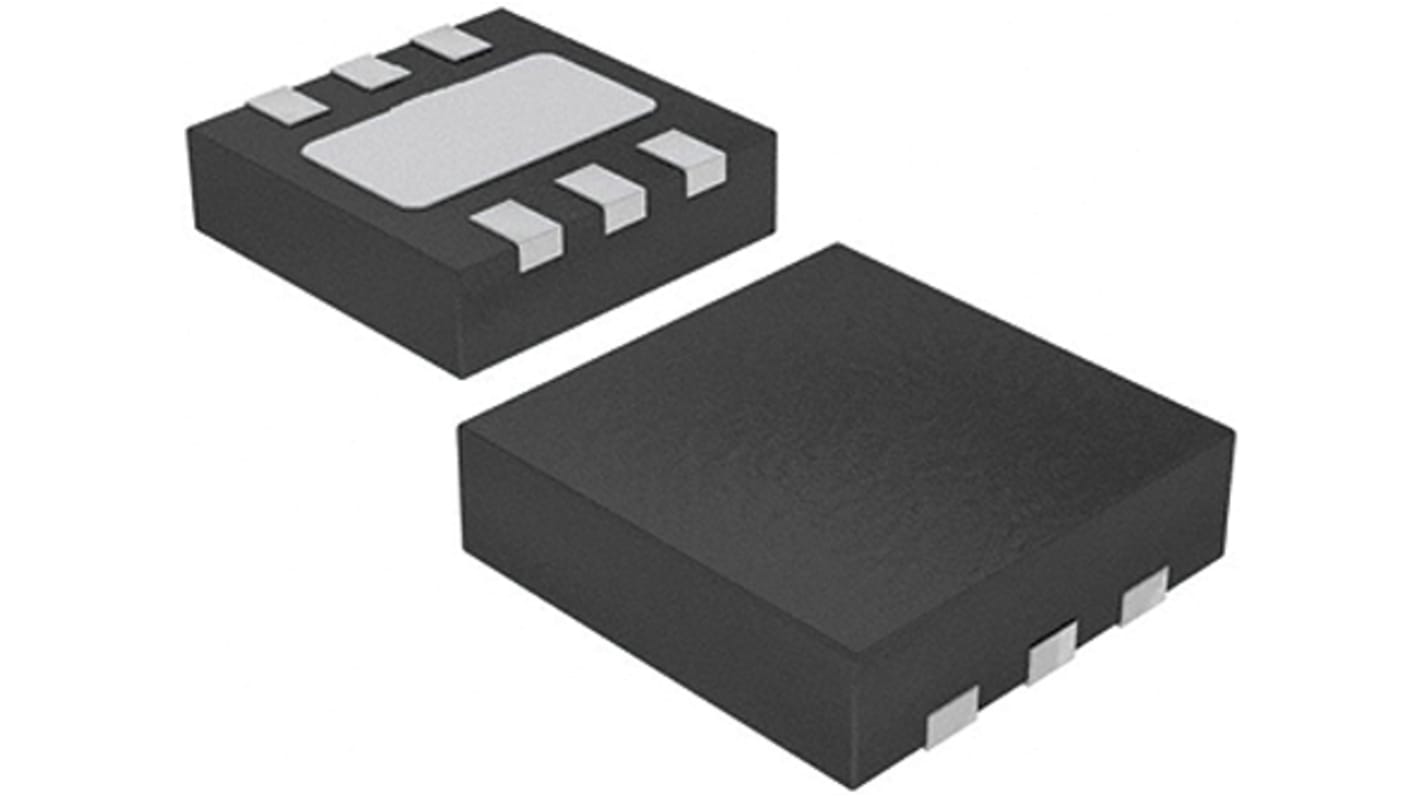 onsemi ESD-Schutzdiode Uni-Directional Einfach 21.5V 13.6V min., 6-Pin, SMD UDFN