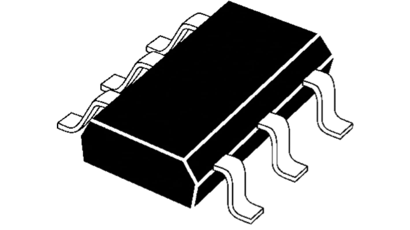 onsemi SZESD1L001W1T2G, Dual-Element Uni-Directional ESD Protection Diode, 6-Pin SC-88