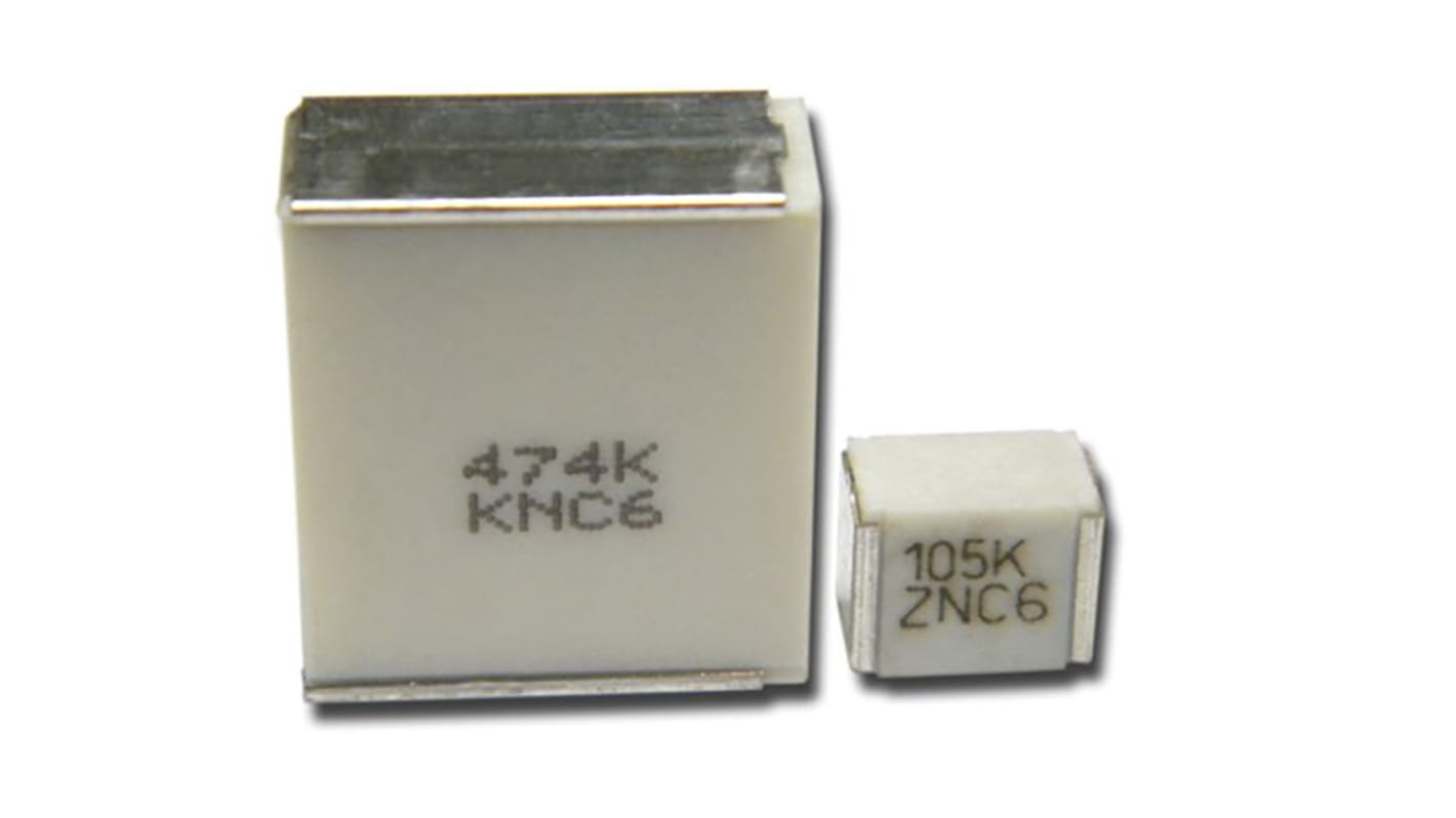 KEMET SMC Metallised Polyphenylene Sulphide Film Capacitor, 30 V ac, 50V dc, ±5%, 470nF, Surface Mount