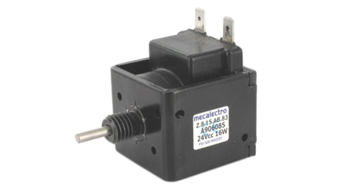 Push, Push Pull Action AC Laminated Solenoid, 15mm stroke, 16 W, 275 W, 37.8 W, 58.5 W, 94 W, 230 V ac