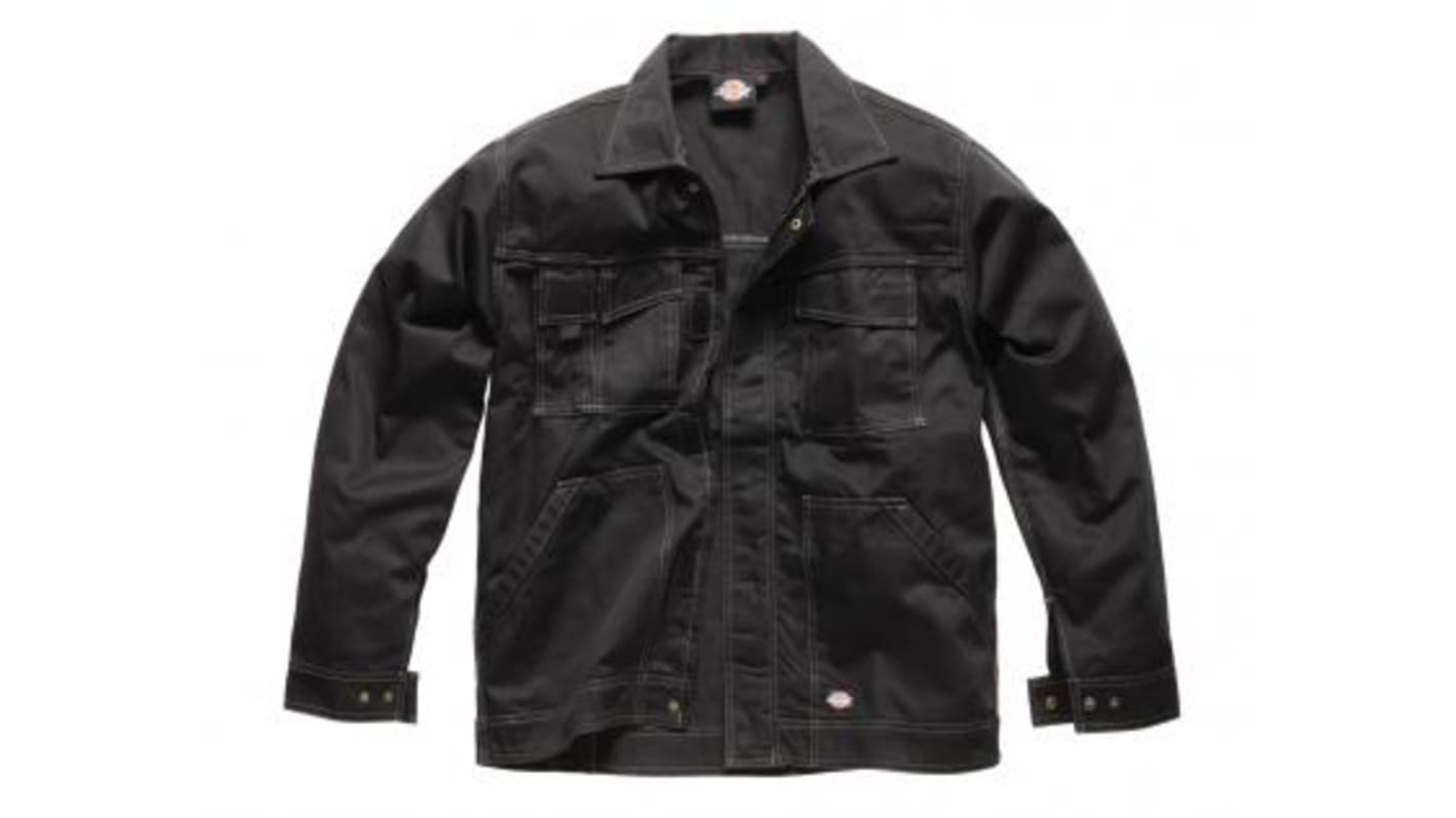 Dickies IN30010 Herren Arbeitsjacke 35 % Baumwolle, 65 % Polyester Schwarz, Größe L