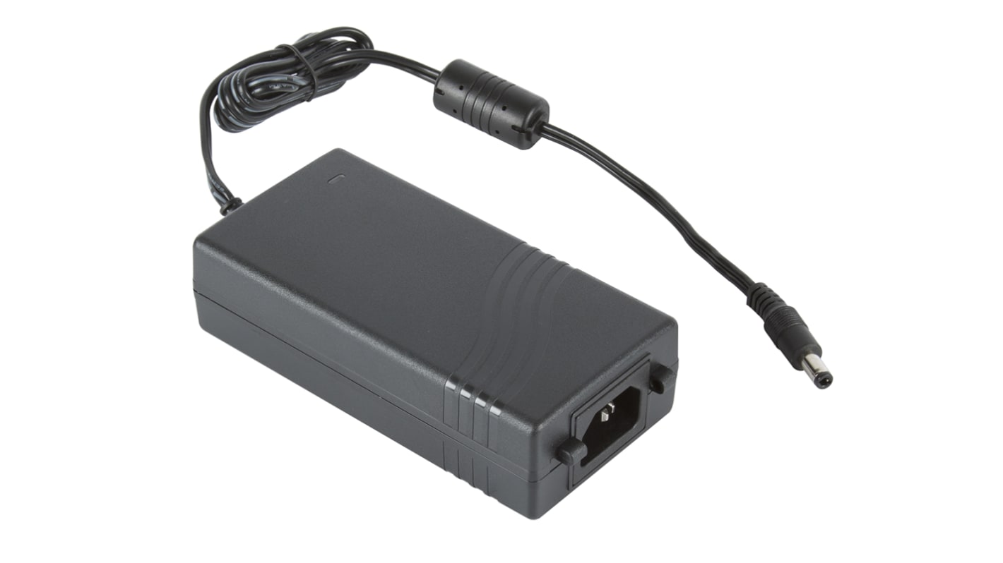 XP Power 65W Power Brick AC/DC Adapter 15V dc Output, 4.3A Output