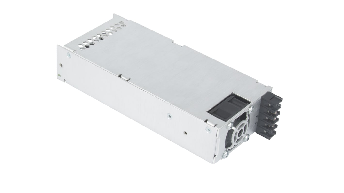 XP Power Switching Power Supply, GCU500PS12-EF, 12V dc, 20.8A, 500W, 1 Output, 80 → 264V ac Input Voltage