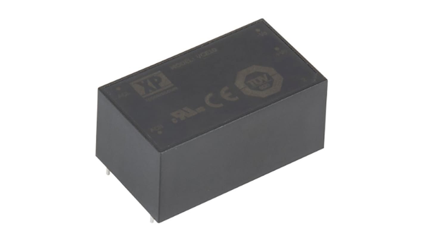 XP Power Switching Power Supply, VCE10US03, 3.3V dc, 2400mA, 8W, 1 Output, 85 → 305V ac Input Voltage