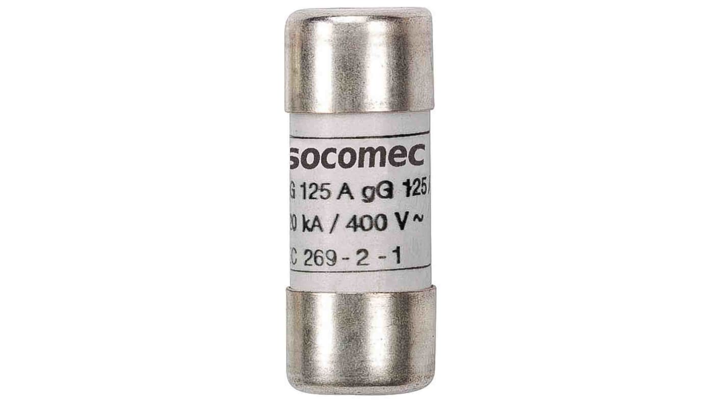 Socomec Üvegbiztosíték 500mA 10 x 38mm 500V ac