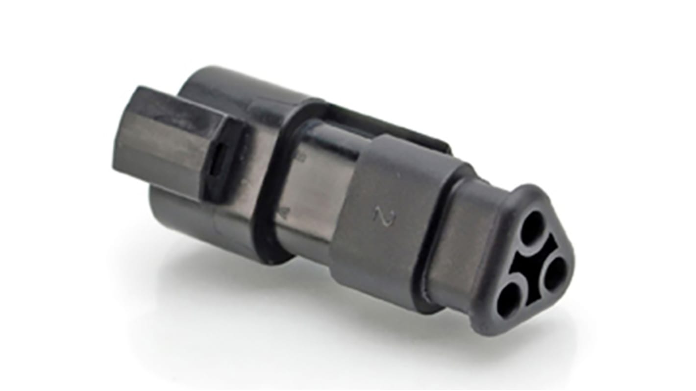 Amphenol Industrial, AT Automotive Connector Socket 3 Way, Crimp Termination