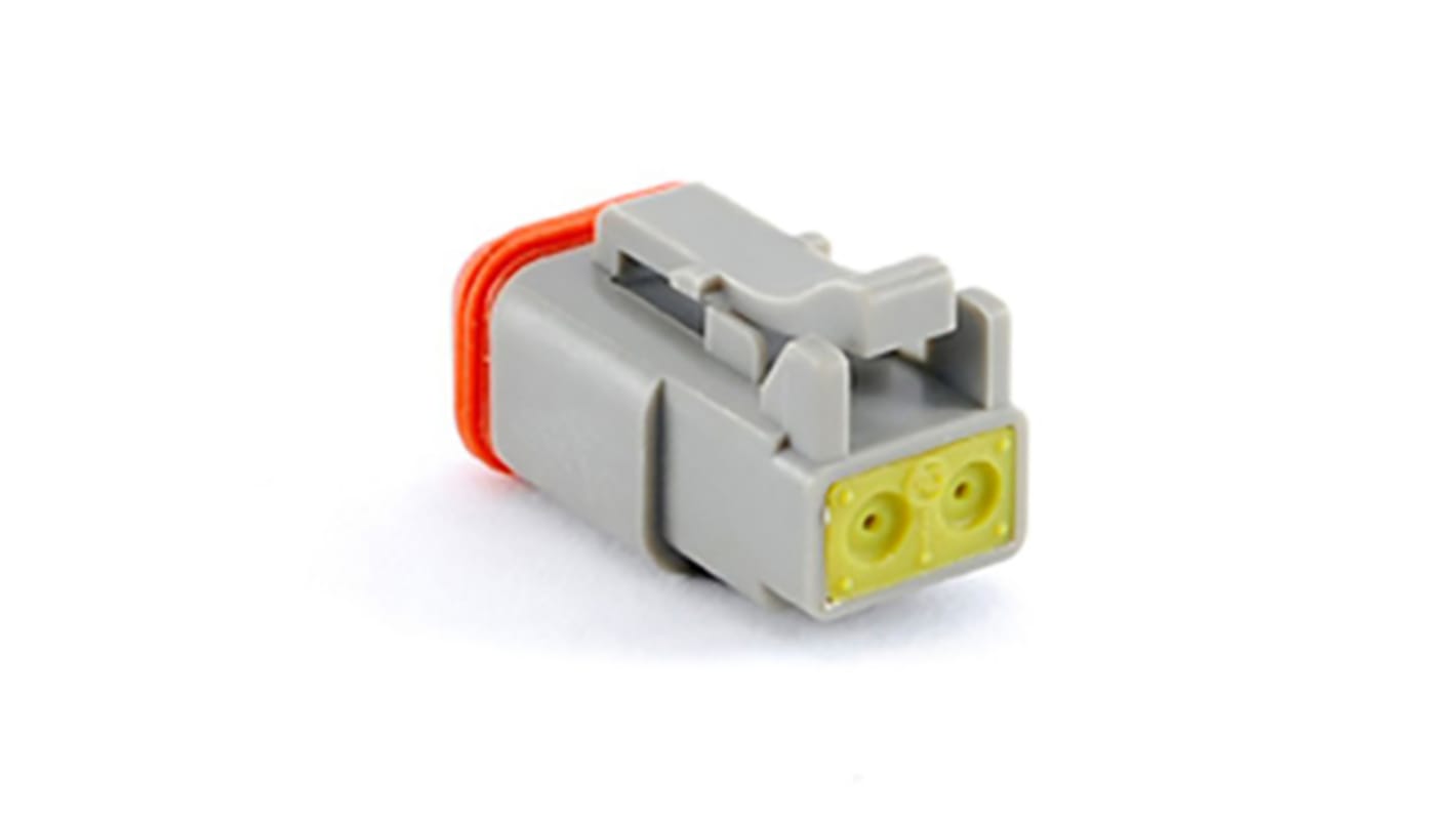 Amphenol Industrial, AT Automotive Connector Plug 2 Way, Crimp Termination