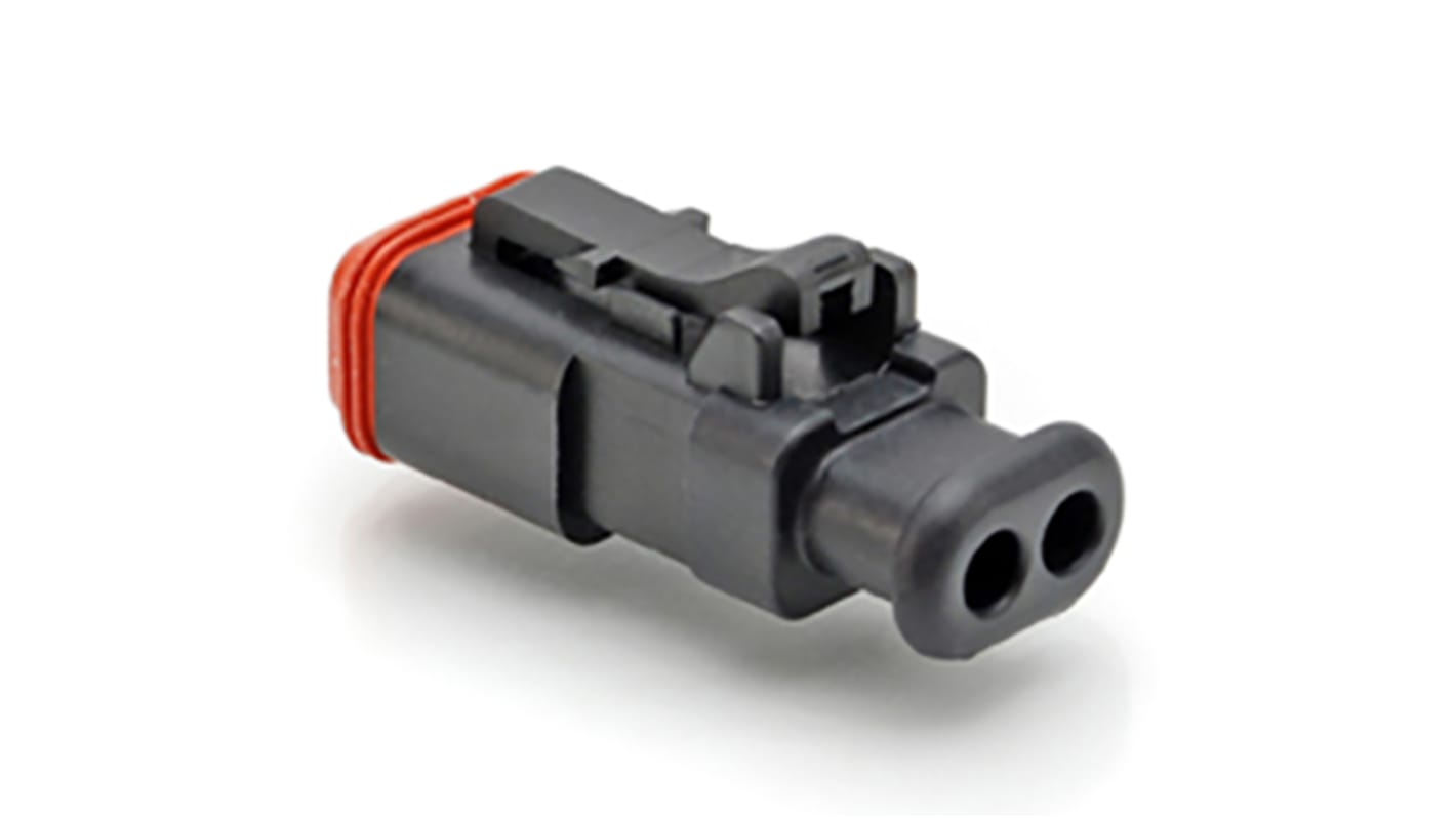 Amphenol Industrial, AT Automotive Connector Plug 2 Way, Crimp Termination