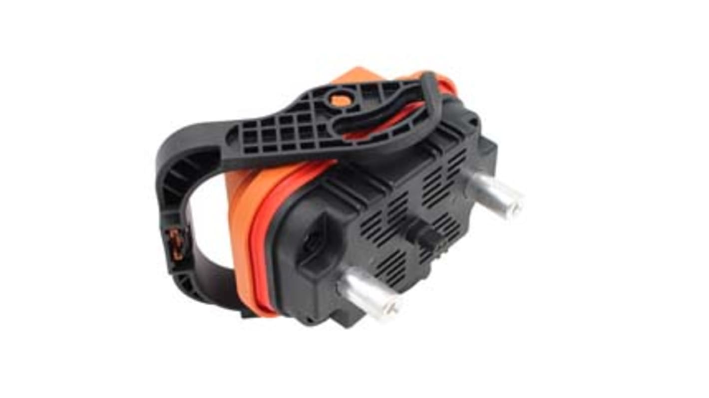 Conector para vehículo eléctrico Macho, Montaje en Panel, 1000V, 450A, IP67, IP6k9k (Mated)