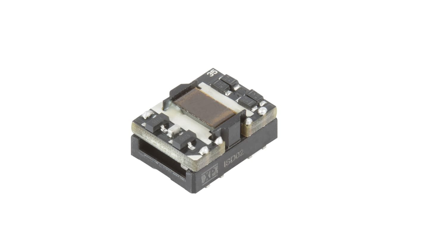 XP Power ISM02 DC-DC Converter, ±5V dc/ ±200mA Output, 4.5 → 5.5 V dc Input, 2W, Surface Mount