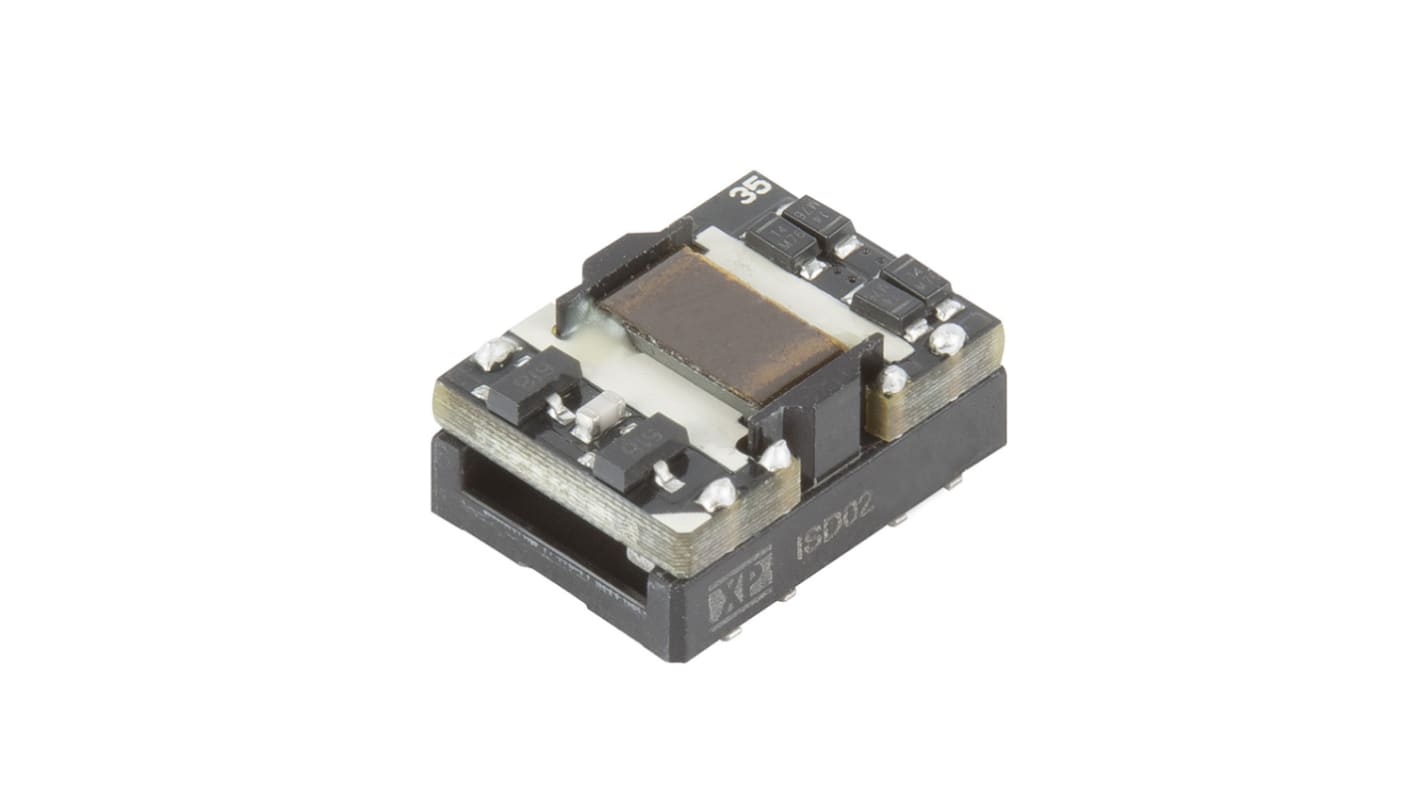 XP Power ISM02 DC-DC Converter, ±3V dc/ ±303mA Output, 2.97 → 3.63 V dc Input, 2W, Surface Mount