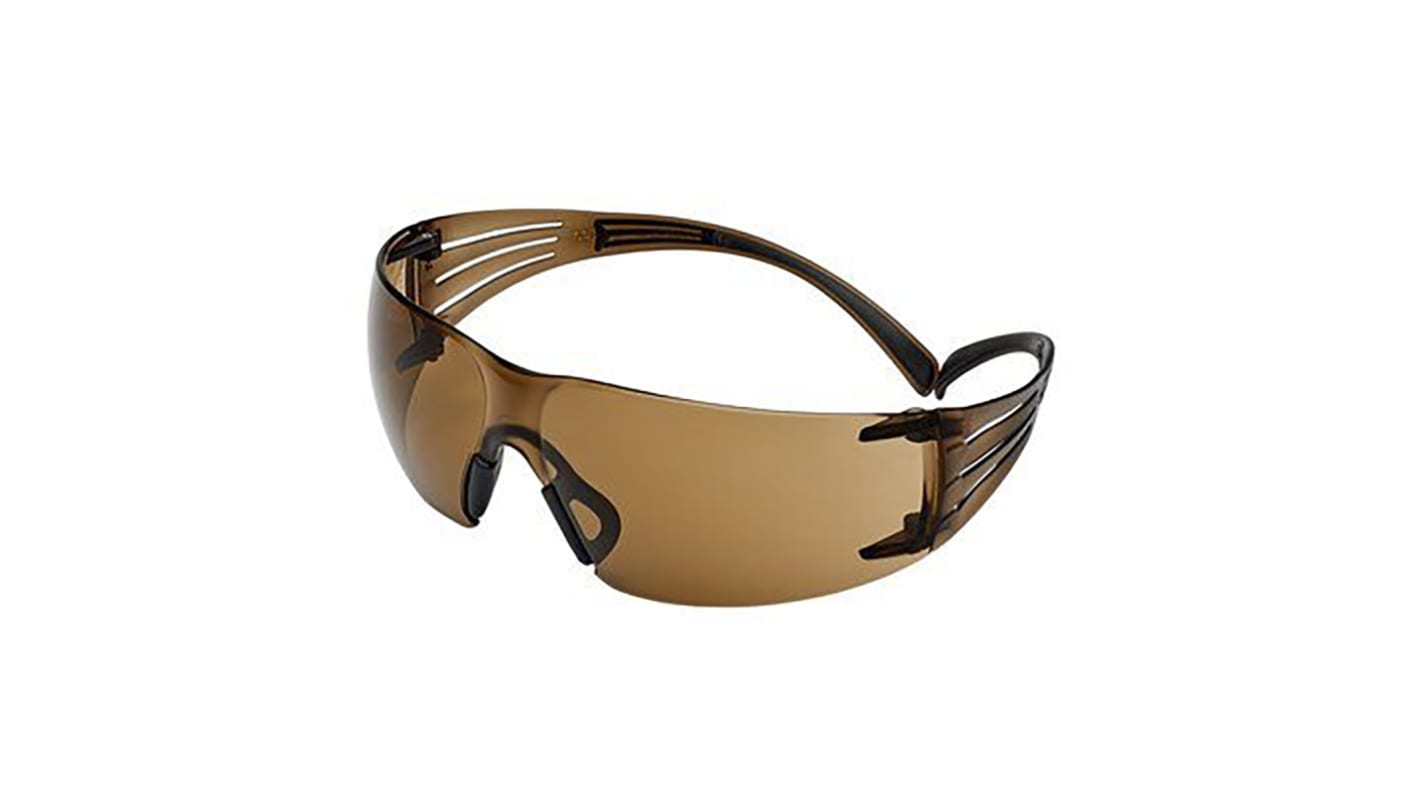 3M SecureFit™ 400 Safety Glasses, Brown PC Lens