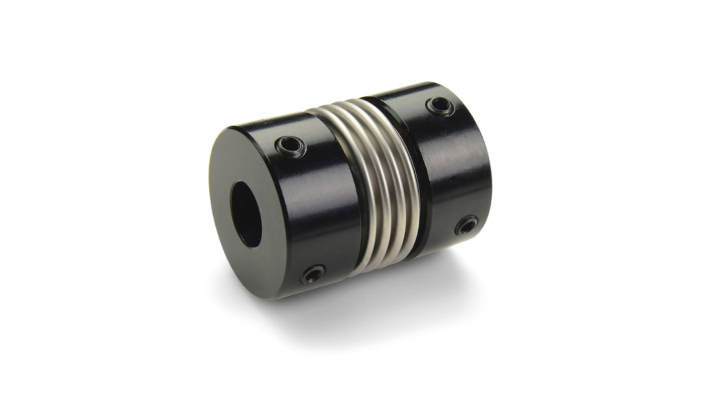 Ruland MWC20-6-6-SS Stainless Steel Beam Coupling - 6mm Bore, 20mm OD, Zero Backlash For Servo/Stepper Motors