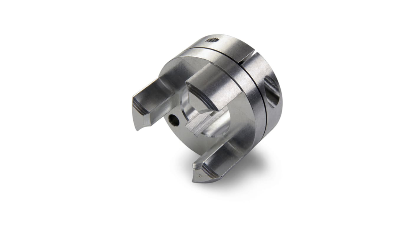 Ruland Jaw Coupling, 41.3mm Outside Diameter, 12mm Bore, 53mm Length Coupler