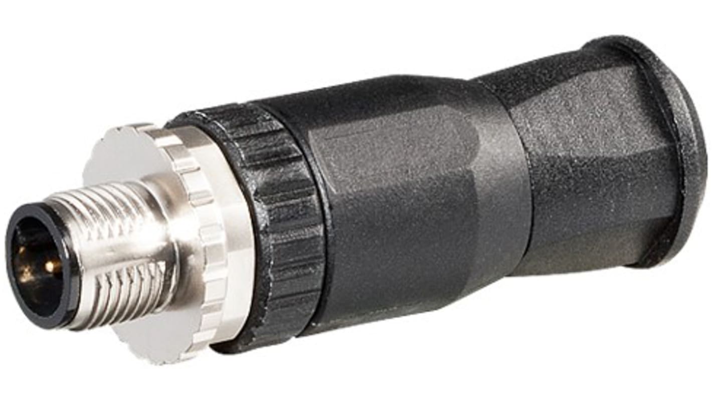 RS PRO Circular Connector, 5 Contacts, M12 Connector, Plug, Male, IP67