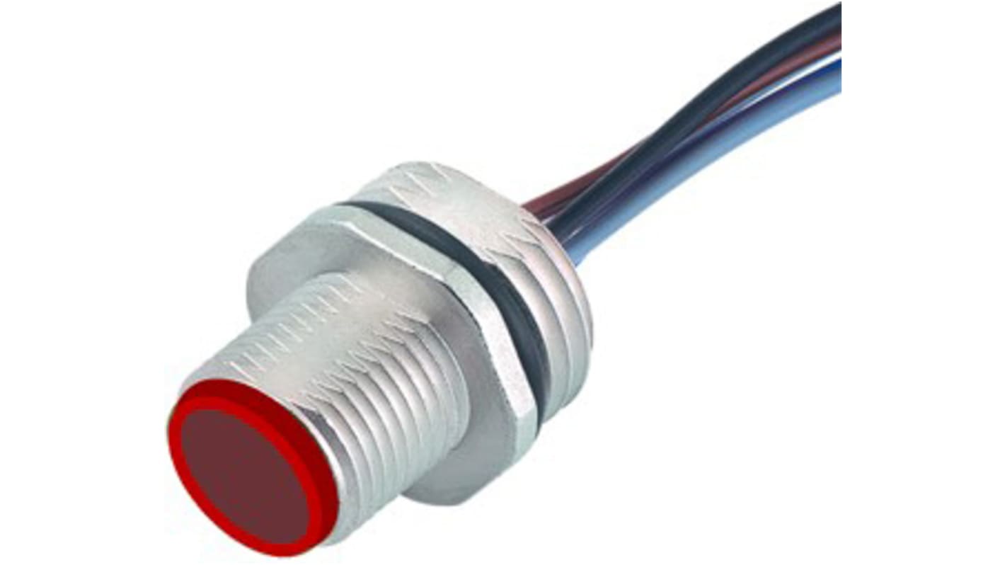 Cable de conexión RS PRO, con. A M12 Macho, 4 polos, con. B Sin terminación, long. 200mm, 250 V ac/dc, 4 A, IP67