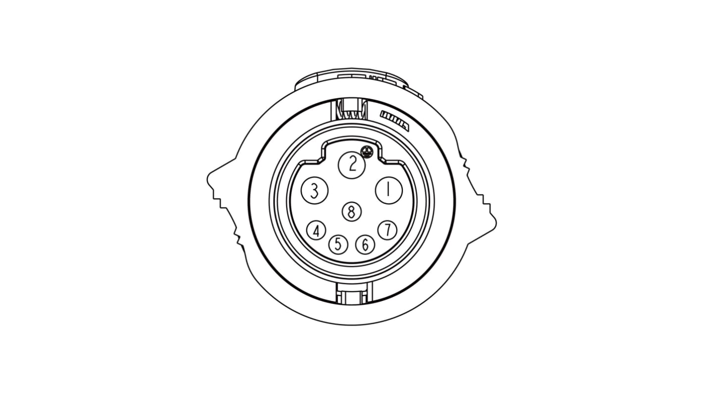 Amphenol Industrial, センサアクチュエータケーブル, 16 AWG, 26 AWG, コア数：8