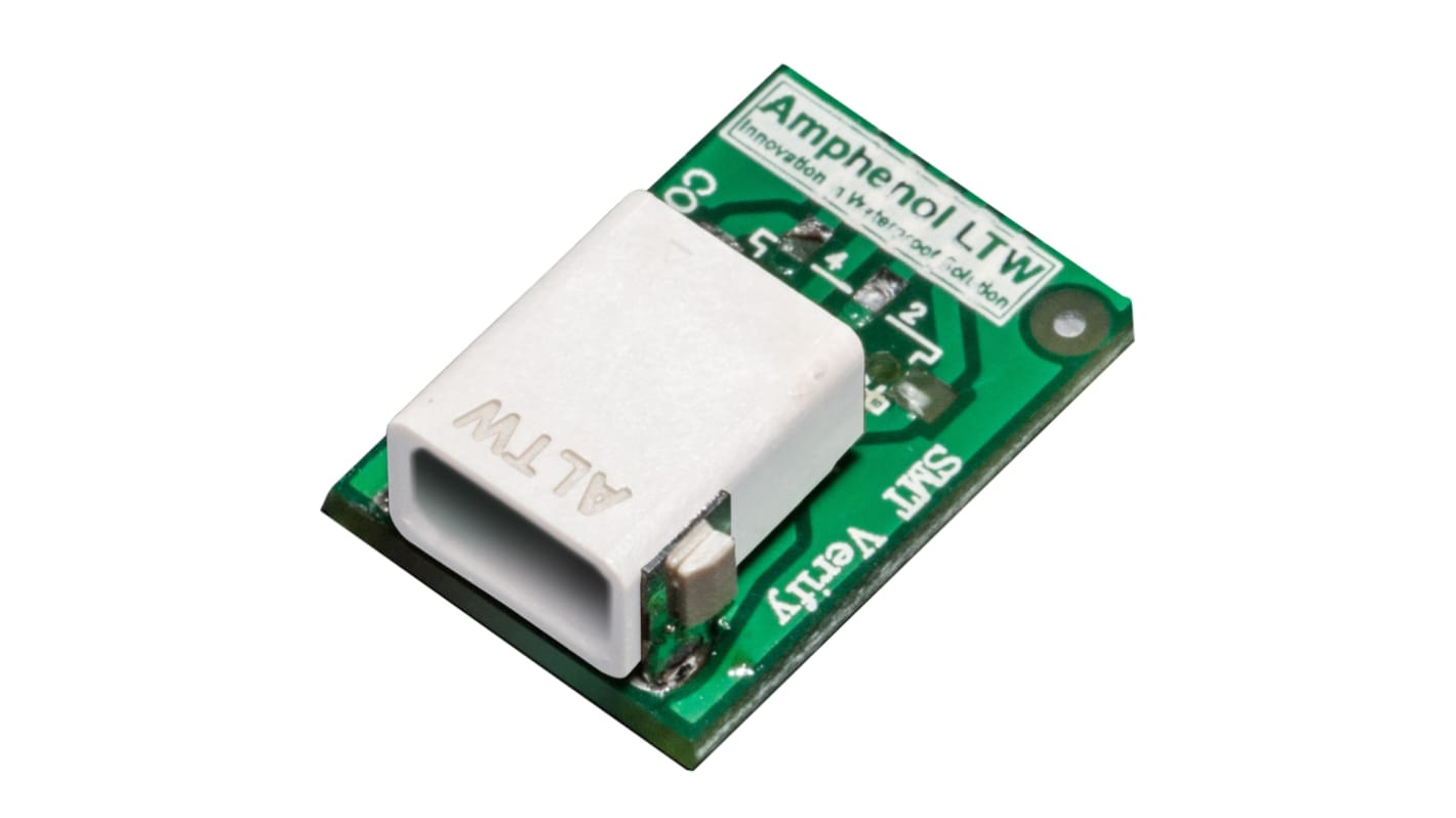 Amphenol Industrial, SSL12 2 Pole , Surface Mount, Rated At 5A, 250 V ac/dc