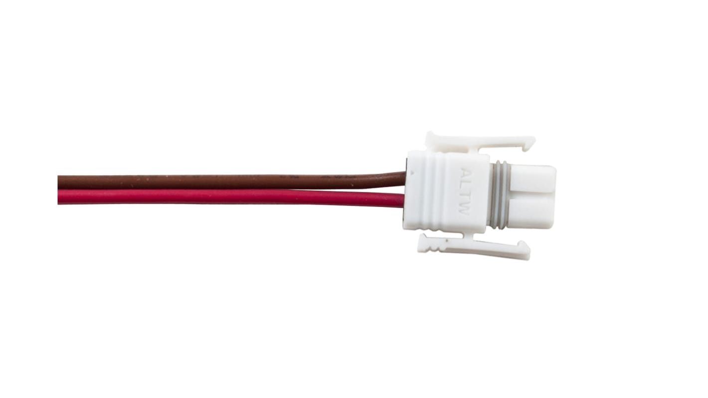 Amphenol Industrial 2 Way Male SSL 1.2 Unterminated Wire to Board Cable, 400mm