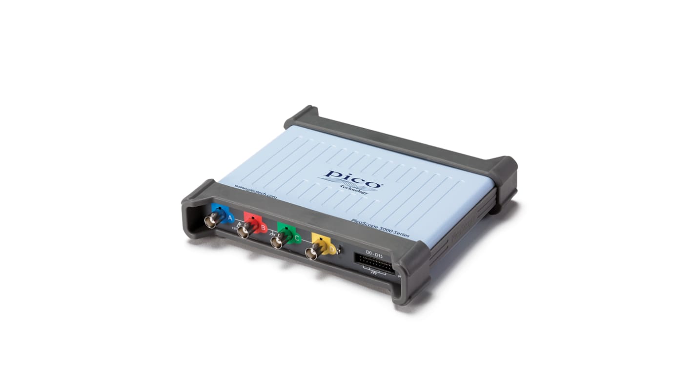 Pico Technology Oszcilloszkóp, 5000D sorozatú, PicoScope 5442D MSO, PC-alapú, 60MHz CAN, LIN, RS232, RS422, RS485, SPI,