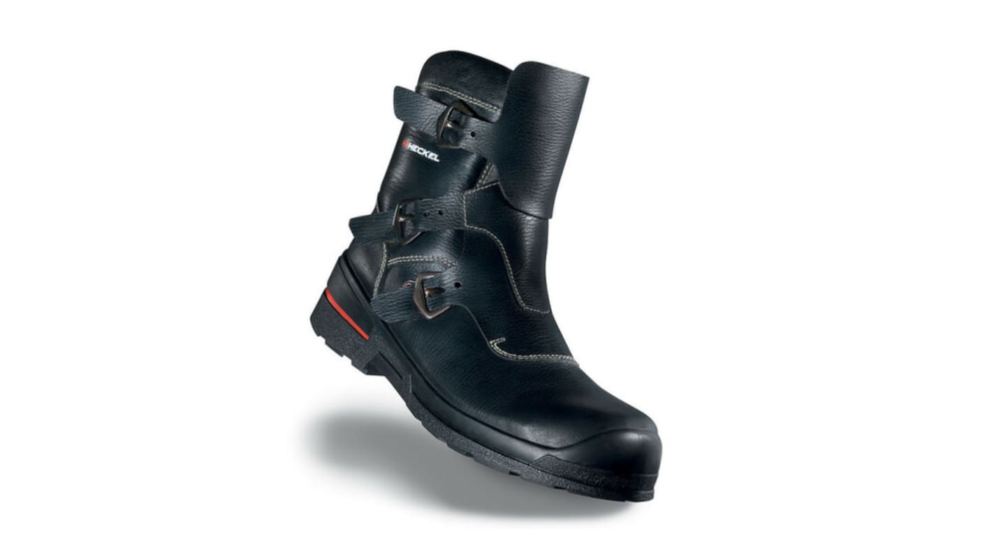 Heckel Macsole 1.0 WLD 3 EN20345 S3, Herren Sicherheitsstiefel Schwarz, mit Zehen-Schutzkappe, Größe 45 / UK 10,5