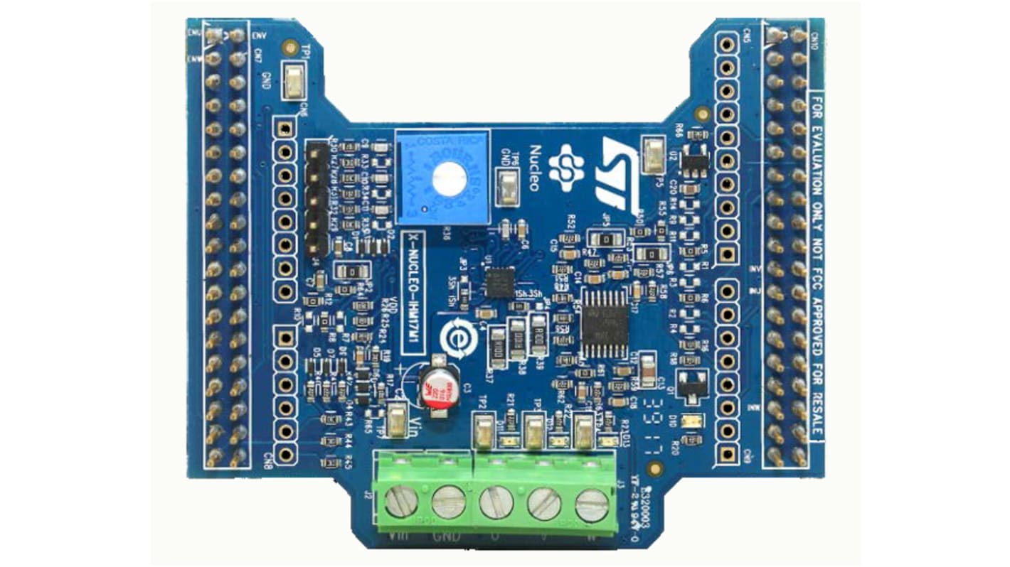 Placa de evaluación Motor BLDC STMicroelectronics Low Voltage Three-Phase Brushless DC Motor Driver Expansion Board