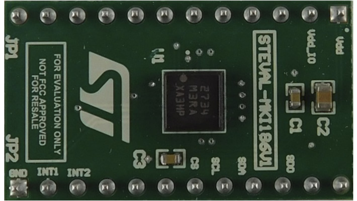Placa de adaptador STMicroelectronics IIS3DHHC - STEVAL-MKI186V1