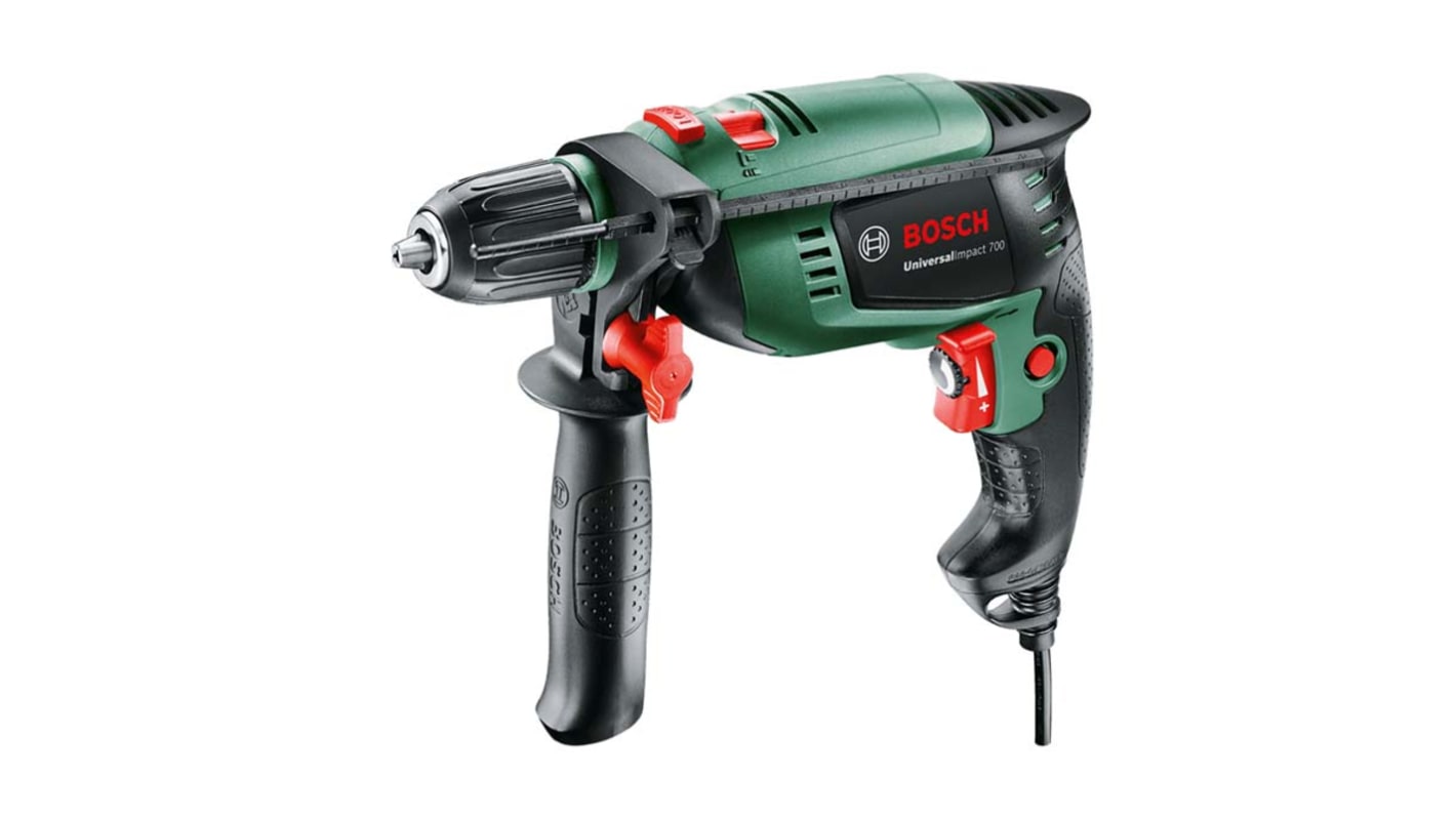 Příklepová vrtačka, číslo modelu: Universal Impact Drill 700, 230V, 701W, Typ F - zástrčka Schuko Bosch