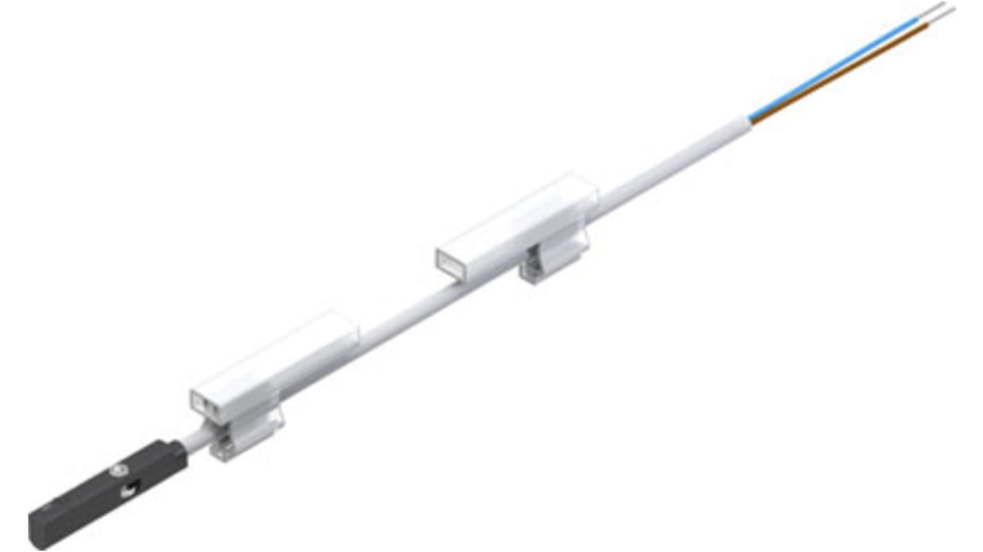 Detector de posición Festo SMT-10M-ZS-24V-E-2,5-L-OE, NA, Sensor de proximidad, IP65, IP68