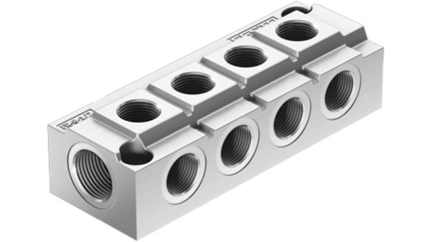 Festo Serie FR-8, Aluminium Ventilverteiler, Anschluss G 1/2, G 3/4