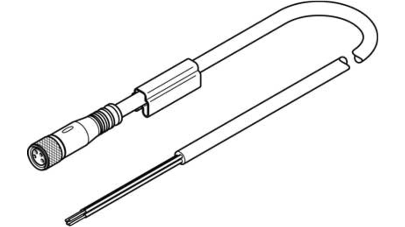 Festo, ケーブルリード, NEBUシリーズ, NEBU-M8G4-K-9-LE4