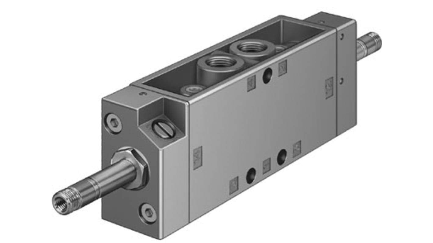 Válvula piloto de solenoide Festo, Serie JMFH, Rosca G 1/8, Función 5/2, Piloto, 600l/min