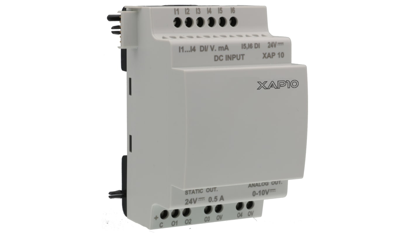 Módulo de expansión Crouzet XAP10, para usar con PLC, 6 entradas tipo Analógico, digital, 2 salidas tipo Digital, PWM