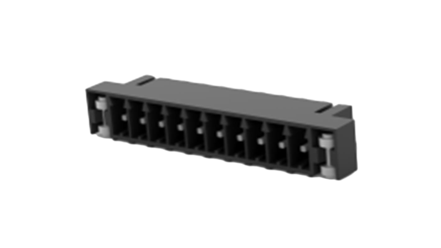 TE Connectivity TB Steckbarer Klemmenblock Header 10-Kontakte 3.5mm-Raster gewinkelt