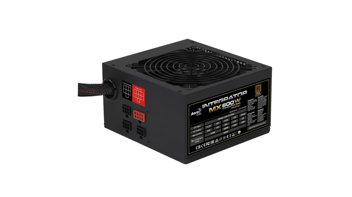 RS PRO 400W Computer Power Supply, 230V ac Input, 12V dc Output