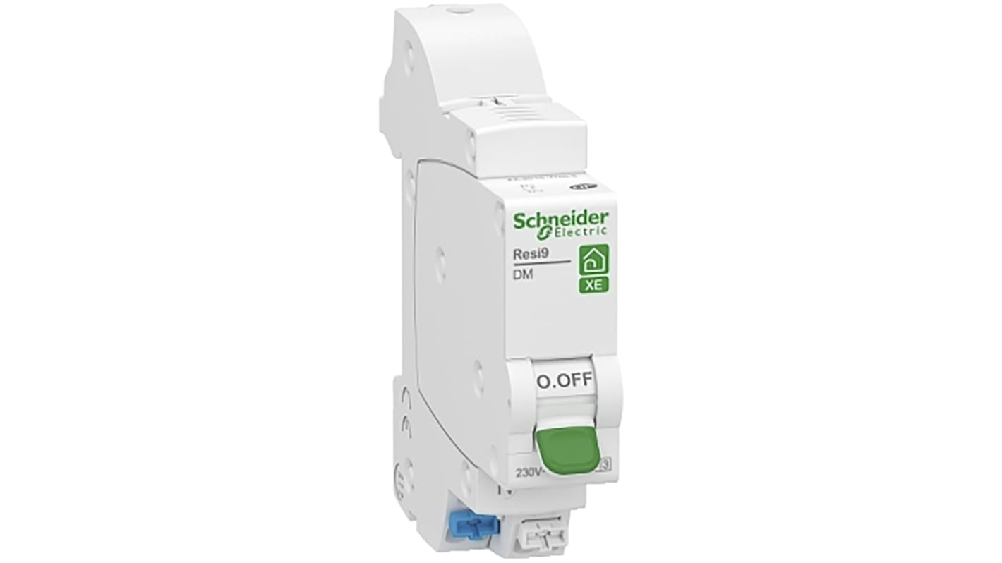 Disjoncteur Schneider Electric Resi9 XE DM 1P, 10A, pouvoir de coupure 3000 A @ 230 V c.a., montage rail DIN