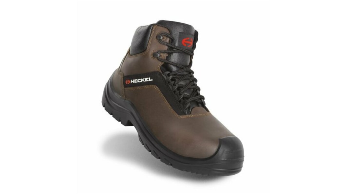 Stivaletti antinfortunistici S3 Heckel da  Unisex tg. 36, col. Nero , resistenti all'acqua, con puntale di sicurezza