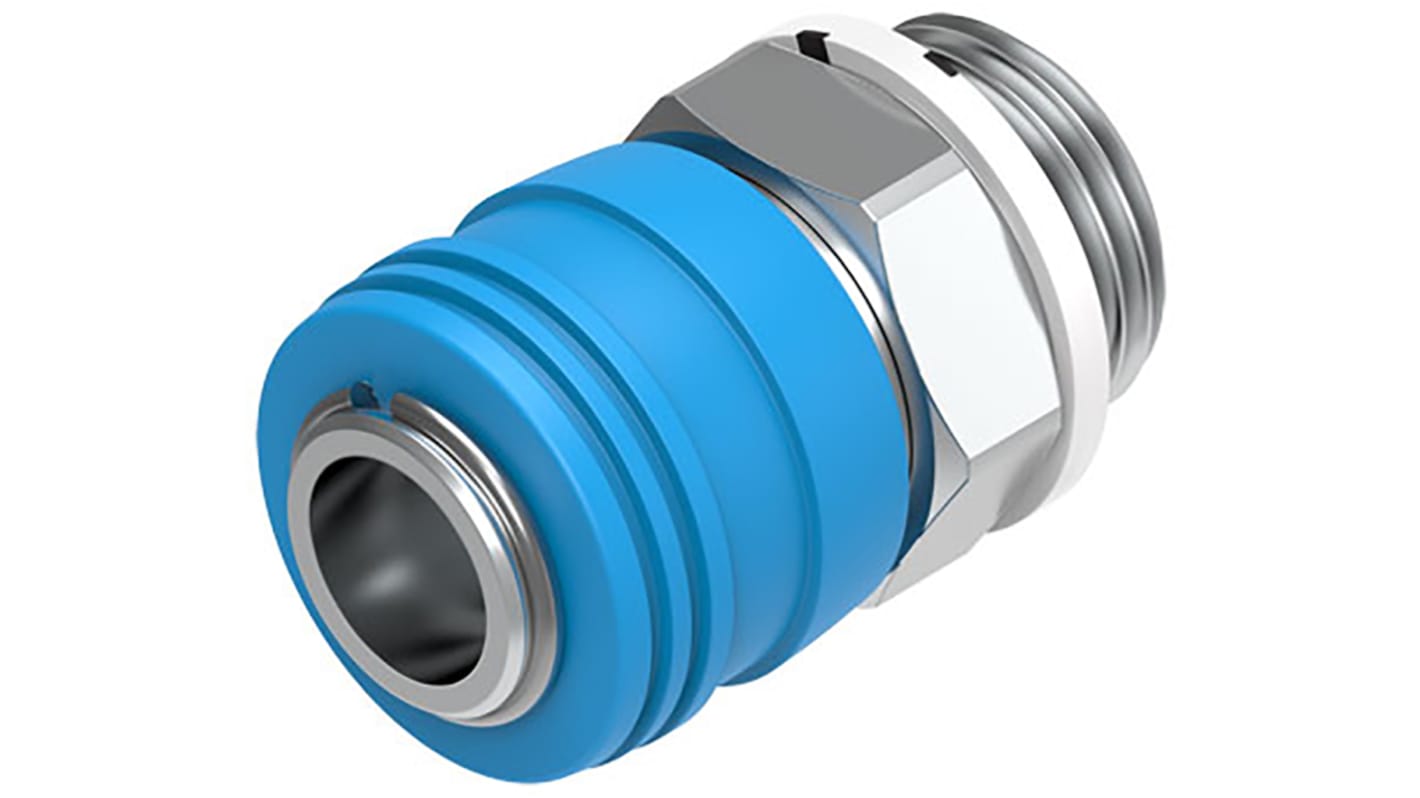 KD41/2A Festo Brass Male Pneumatic Quick Connect Coupling, G 1/2