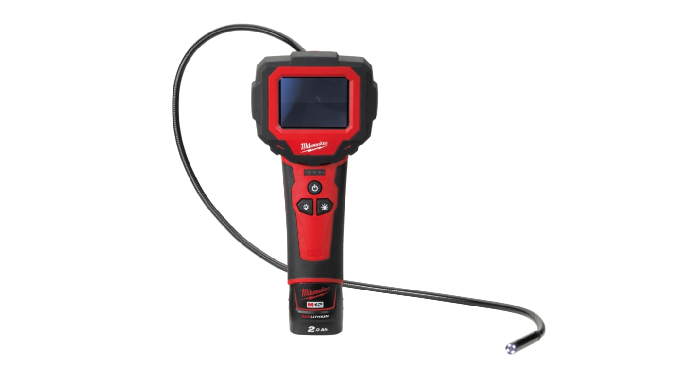 Milwaukee 9mm probe Inspection Camera, 914mm Probe Length, 640 x 480pixelek Resolution, LED Illumination