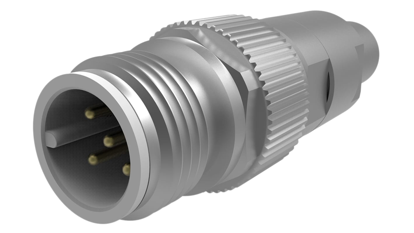 Provertha Circular Connector, M12 Connector, Plug, Male, 42 Series