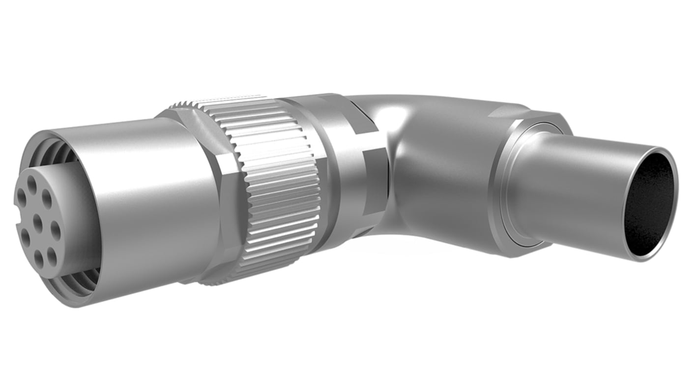 Provertha Connector, 8 Contacts, Cable Mount, M12 Connector, Plug, Male, IP67, 42 Series