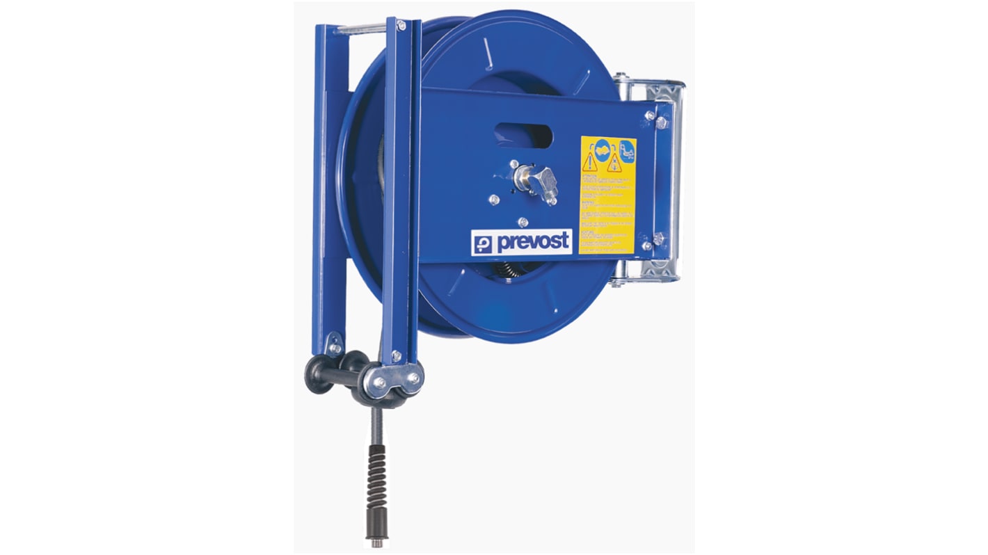 DMO 1020N PREVOST Wall Mounted 20m Air Hose Reel, 10mm Inner Diameter